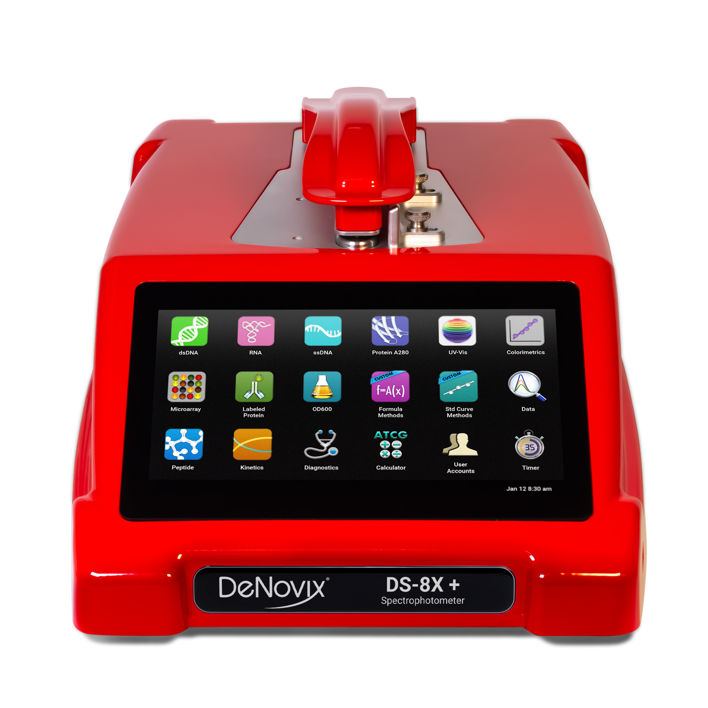 DS-8X Eight Channel Spectrophotometer Fire Red