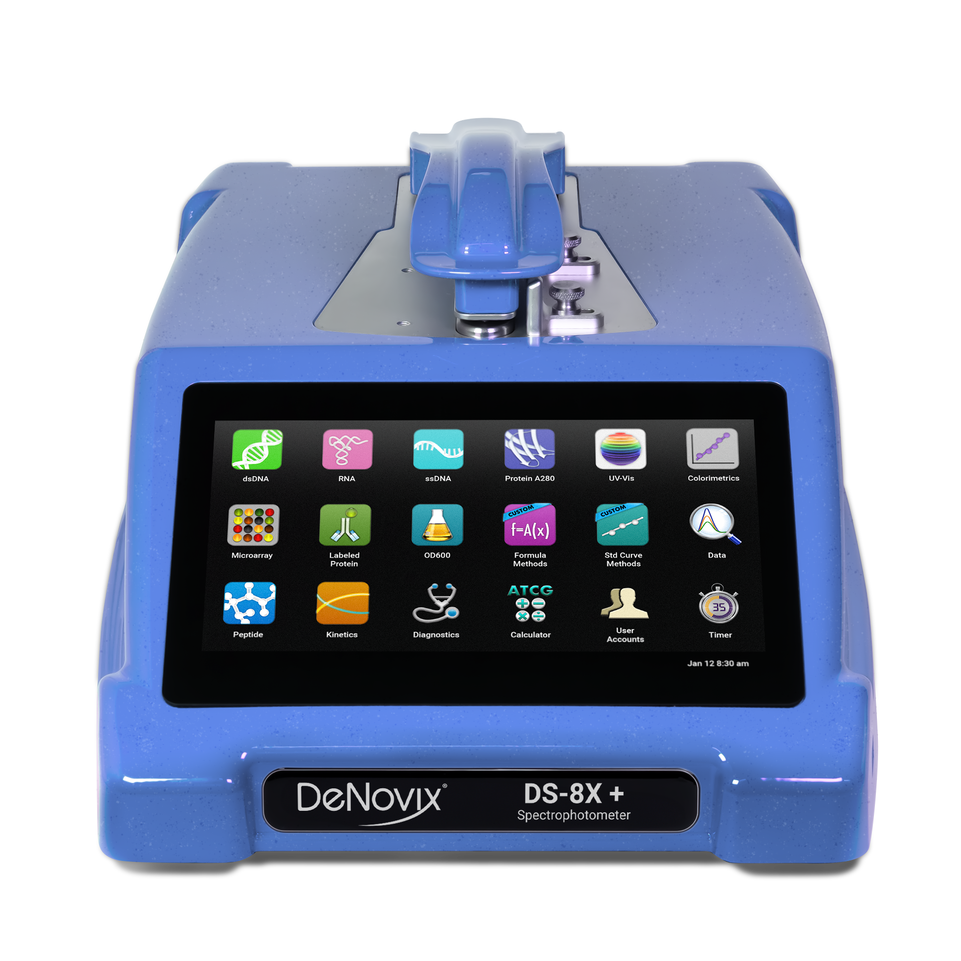 DS-8X Eight Channel Spectrophotometer Brazilian Blue