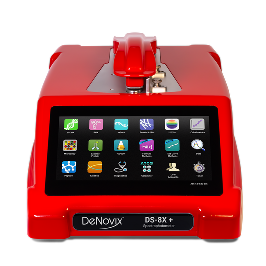 DS-8X Eight Channel Spectrophotometer Fire Red