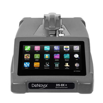 DS-8X Eight Channel Spectrophotometer Tungsten Silver