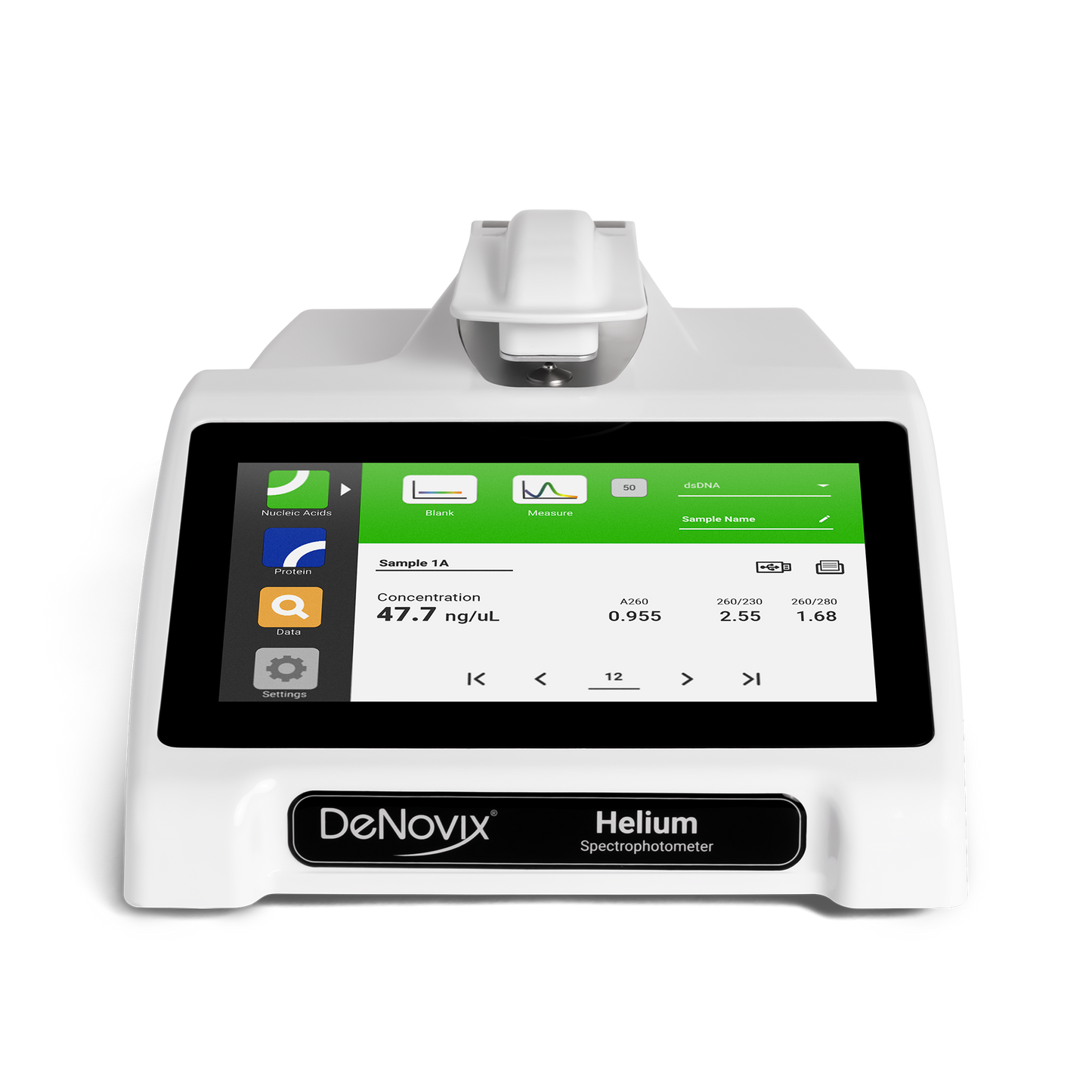 Helium 1 µL Spectrophotometer